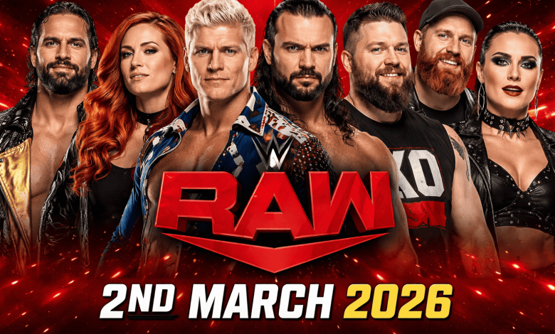 WWE Raw 3/2/26 – 2nd March 2026